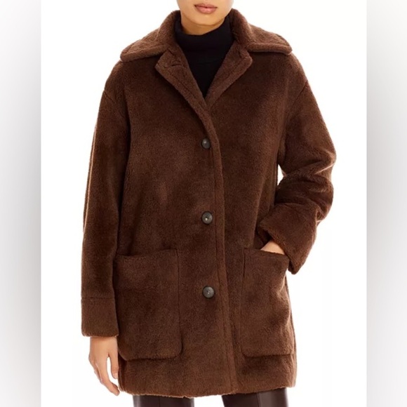Vince Jackets & Blazers - Vince. Faux Fur Coat Jacket NWT 200 bar Brown $695